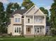 Two story craftsman style home with front porch and balcony at 8305 Society Pl, Raleigh, NC 27615