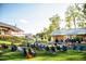 Residents enjoy a concert at the community amphitheater at 1713 Grassy Falls Ln, Wendell, NC 27591