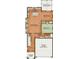 Two-story home floor plan showcasing a spacious Gathering room, kitchen, and four bedrooms at 1719 Grassy Falls Ln, Wendell, NC 27591