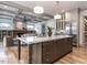 Modern kitchen with marble island and stainless steel appliances at 1113 Destination Dr, Apex, NC 27523