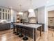 Modern kitchen with marble countertops and ample cabinet space at 1113 Destination Dr, Apex, NC 27523