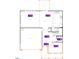 First floor plan showing kitchen, Gathering room, garage, and den at 260 Chestnut Oak Ln, Lillington, NC 27546