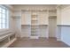 Large walk-in closet with shelving and hanging rods at 4800 Latimer Rd, Raleigh, NC 27609