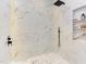 Large walk-in shower with marble tile and modern fixtures at 40 Harvest View Way, Franklinton, NC 27525