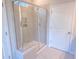 Large walk-in shower with tiled walls and seat at 123 Beacon Hill Rd # Hanover Craftsman, Lillington, NC 27546