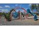 Community playground with dragon-themed climbing structure and slide at 213 Beacon Dr, Pittsboro, NC 27312