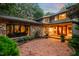 Elegant home with stone accents and a welcoming entryway at 643 Brookview Dr, Chapel Hill, NC 27514