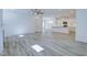 Spacious living room with hardwood floors and ceiling fan at 231 Village Walk Dr, Clayton, NC 27527
