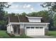 Craftsman style home with two-car garage and stone accents at 231 Village Walk Dr, Clayton, NC 27527