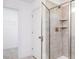 Bathroom with a large shower and closet at 81 Hank Way, Angier, NC 27501