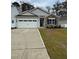 Newly built home with stone accents and a two-car garage at 1231 Middlecrest Dr, Rocky Mount, NC 27804