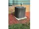 Exterior view of an air conditioning unit at 7253 Hunt Valley Trl, Wendell, NC 27591