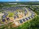 Aerial view of a large residential community with various housing styles at 3102 Castlerock Dr # 2, Burlington, NC 27215