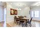 Charming dining room with farmhouse table and chairs, perfect for Gathering meals at 3102 Castlerock Dr # 2, Burlington, NC 27215