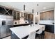 Modern kitchen with stainless steel appliances and an island at 6920 Will Let Ln, Wake Forest, NC 27587