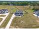 Aerial view of house and surrounding area at 6920 Will Let Ln, Wake Forest, NC 27587