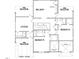 Upper floor plan with bedrooms, bathrooms, and recreation room at 503 Damascus Church Rd, Chapel Hill, NC 27516