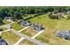 Aerial view of a residential neighborhood with houses and green spaces at 4566 Ashtons Way, Franklinton, NC 27525