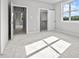 Spacious bedroom with carpet flooring and two closets at 4566 Ashtons Way, Franklinton, NC 27525