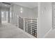 Modern hallway with stylish railing and carpet at 4566 Ashtons Way, Franklinton, NC 27525
