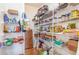 Well-organized pantry with ample shelving for storage at 1329 Endgame Ct, Wake Forest, NC 27587