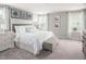 Spacious main bedroom with a king-size bed and ample natural light at 8805 Tartan Clan Dr, Willow Springs, NC 27592