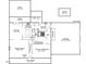 First floor features kitchen, dining area, Gathering room, primary bedroom, and garage at 2674 Stanton Hill Rd, Cameron, NC 28326