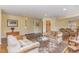 Spacious living room featuring hardwood floors and ample seating at 8450 Perry Rd, Graham, NC 27253