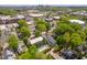 Aerial view showing home, pool, and surrounding neighborhood at 617 Tower St, Raleigh, NC 27607