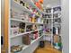 Well-organized pantry with ample shelving for storage at 617 Tower St, Raleigh, NC 27607