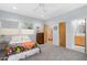 Comfortable bedroom with ensuite bathroom access at 617 Tower St, Raleigh, NC 27607