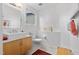 Simple bathroom with toilet and sink at 617 Tower St, Raleigh, NC 27607