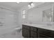 Double vanity bathroom with tub and shower at 91 Walker Grove Ln, Lillington, NC 27546