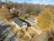Aerial view of two houses and surrounding neighborhood at 531 Booth St, Roxboro, NC 27573