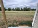 View of the backyard from the porch at 158 Scotties Ridge Dr, Princeton, NC 27569