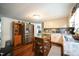 Kitchen with stainless steel appliances and wood cabinets at 101 Mulberry Ln, Dunn, NC 28334