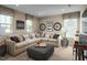 Spacious bonus room with sectional sofa and plenty of natural light at 508 Impala Trce, Wendell, NC 27591