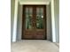 Double front doors with glass panels at 200 Whistlers Cv, Louisburg, NC 27549