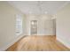 Spacious bedroom with hardwood floors, ensuite bathroom, and ample natural light at 1641 Legacy Ridge Ln, Wake Forest, NC 27587