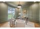 Sophisticated home office with ample natural light and serene views at 1641 Legacy Ridge Ln, Wake Forest, NC 27587