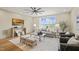 Cozy living area with comfortable seating, stylish decor, and natural light at 1641 Legacy Ridge Ln, Wake Forest, NC 27587