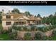 Artist's rendering of a backyard oasis featuring a pool, patio, and lush landscaping at 1641 Legacy Ridge Ln, Wake Forest, NC 27587