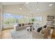 Sun-drenched room with vaulted ceilings, large windows, and comfortable seating at 1641 Legacy Ridge Ln, Wake Forest, NC 27587
