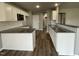 Modern kitchen with granite countertops and white cabinets at 86 Scotties Ridge Dr, Princeton, NC 27569
