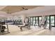 Well-equipped gym with various exercise machines and weights at 2049 Abbeyhill Dr, Raleigh, NC 27610