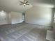 Living room with vaulted ceilings and neutral carpeting at 144 Scotties Ridge Dr, Princeton, NC 27569