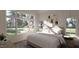 Bright bedroom with large windows and a tranquil atmosphere at 3709 Joyful Creek Trl, Zebulon, NC 27597