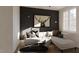 Cozy sitting area with a comfortable sectional sofa and stylish decor at 3709 Joyful Creek Trl, Zebulon, NC 27597