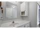 Bathroom with vanity, sink, and medicine cabinet at 1510 Logan St, Durham, NC 27704