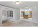 Dining room with archways to living room and kitchen at 1510 Logan St, Durham, NC 27704